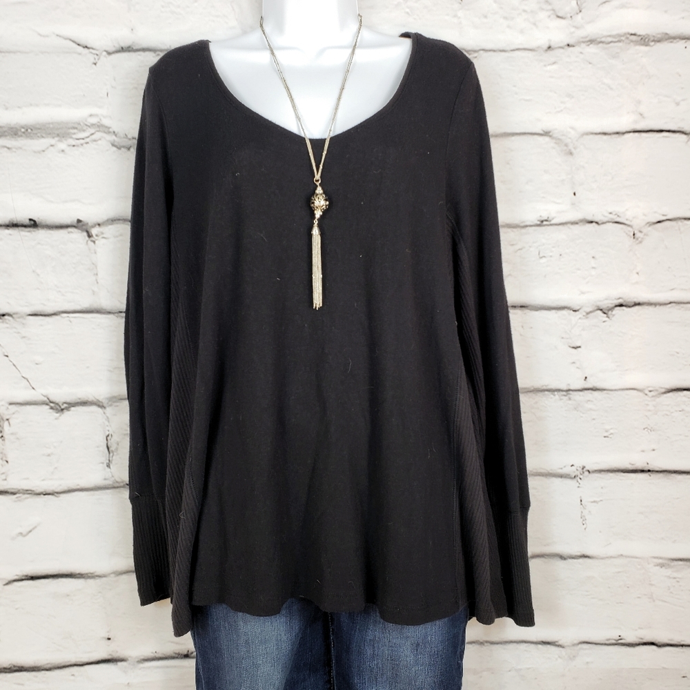 Mudd Black Tunic Sweater Size L